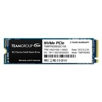 Team MP33 (TM8FP6256G0C101) 256GB NVMe M.2 Interface, PCIe Gen3, 2280, Read 1600MB/s, Write 1000MB/s, 3 Year Warranty