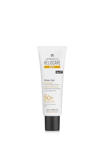 Heliocare 360? Water Gel SPF50+, Hydrating Sun Cream with ASPA-Fernblock+ Technology to Protect Against UVA, UVB, Visible Light and Infrared A-Rays, Lightweight, Anti-Ageing, Cruelty Free (50ml)
