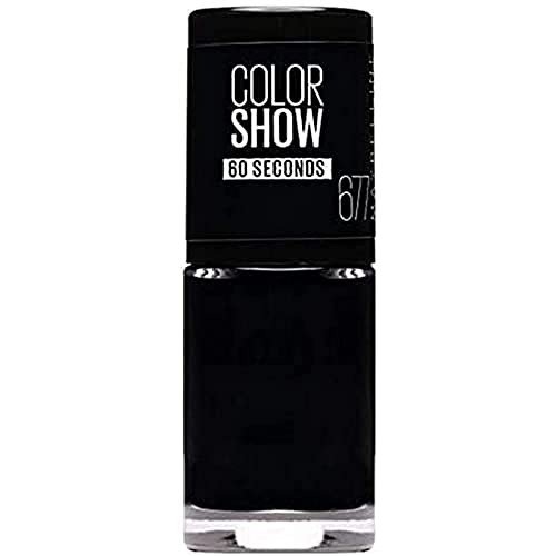 Maybelline Colour Show Nail Polish - 7 ml, 677 Blackout