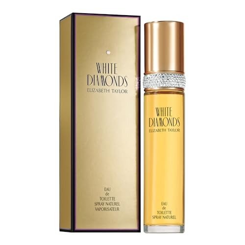 Elizabeth Taylor White Diamonds Eau de Toilette Spray, 100ml, Floral Chypre Fragrance, Celebrity Perfume for Women