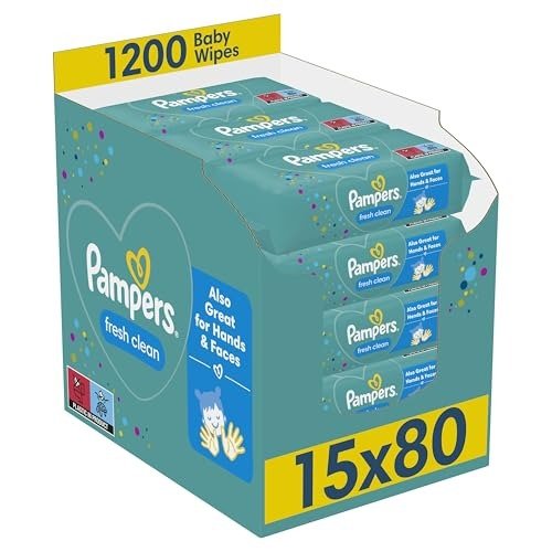 Pampers Fresh Clean Baby Baby Wet Wipes, Also Great For Hands And Faces