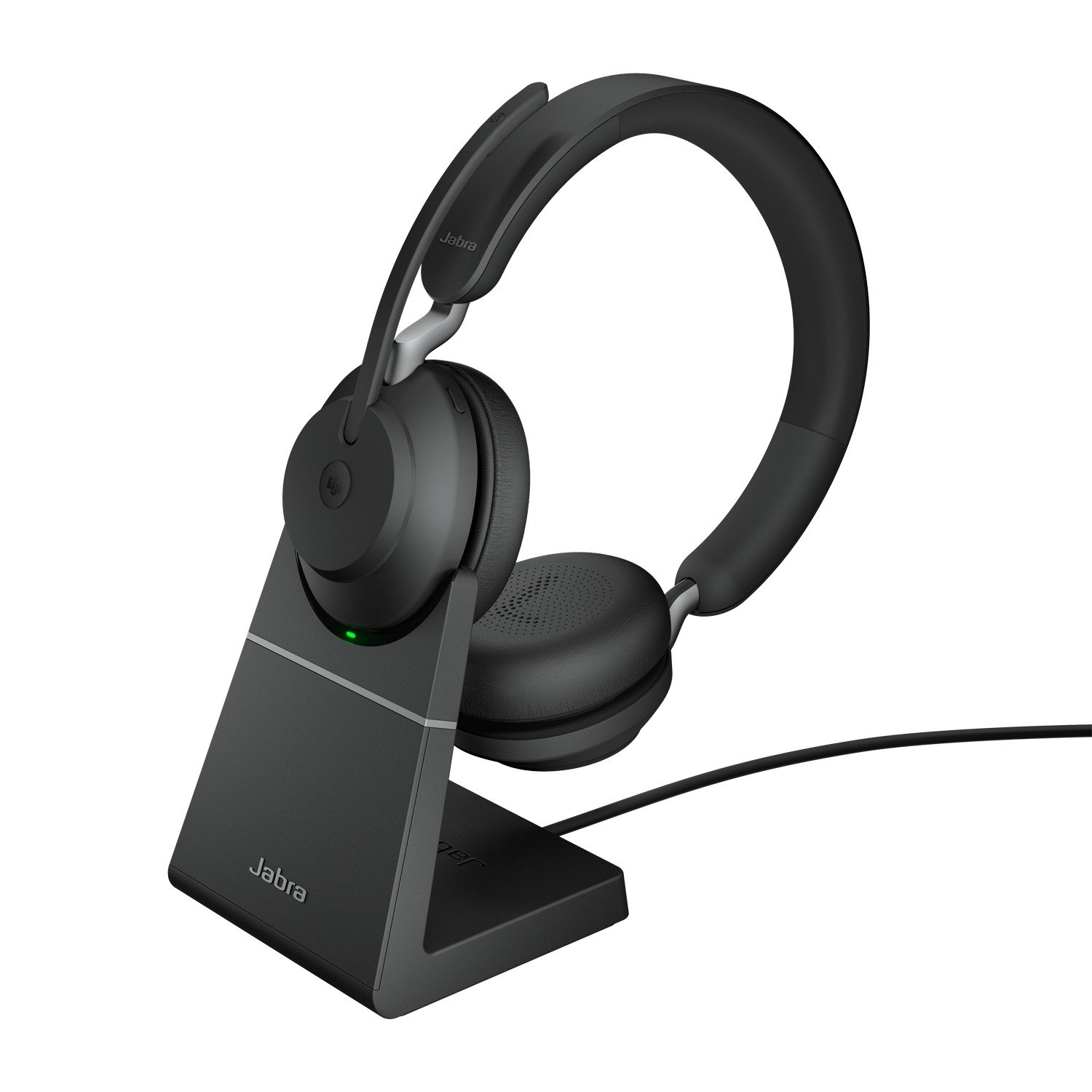 Jabra Evolve2 65 Link 390 USB-A MS Teams Certified Stereo with Desk stand Black