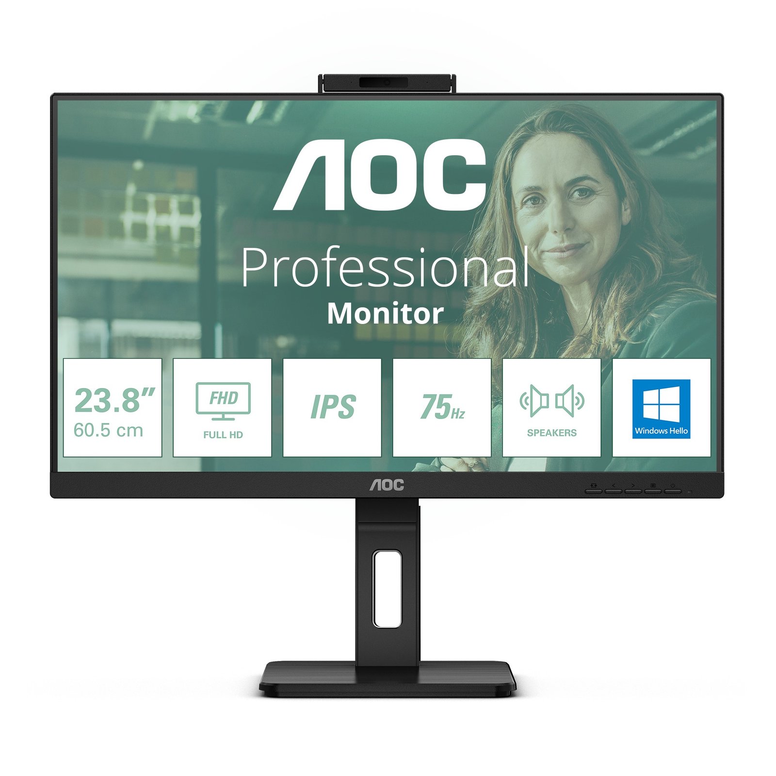 AOC 24P3CW 60.5 cm (23.8") 1920 x 1080 pixels