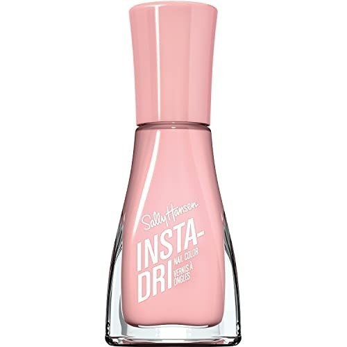Sally Hansen Insta-Dri Nail Polish, Petal Pusher, 60 Seconds Quick Drying, Long Lasting, Streak Free, Shiny Finish, 3-in-1 Formula, Built in Base and Top Coat, 9.17ml